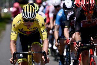 Team Alpecin Fenix Mathieu van der Poel at the Tour de France