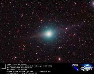 Newfound Comet Lulin to Grace Night Skies