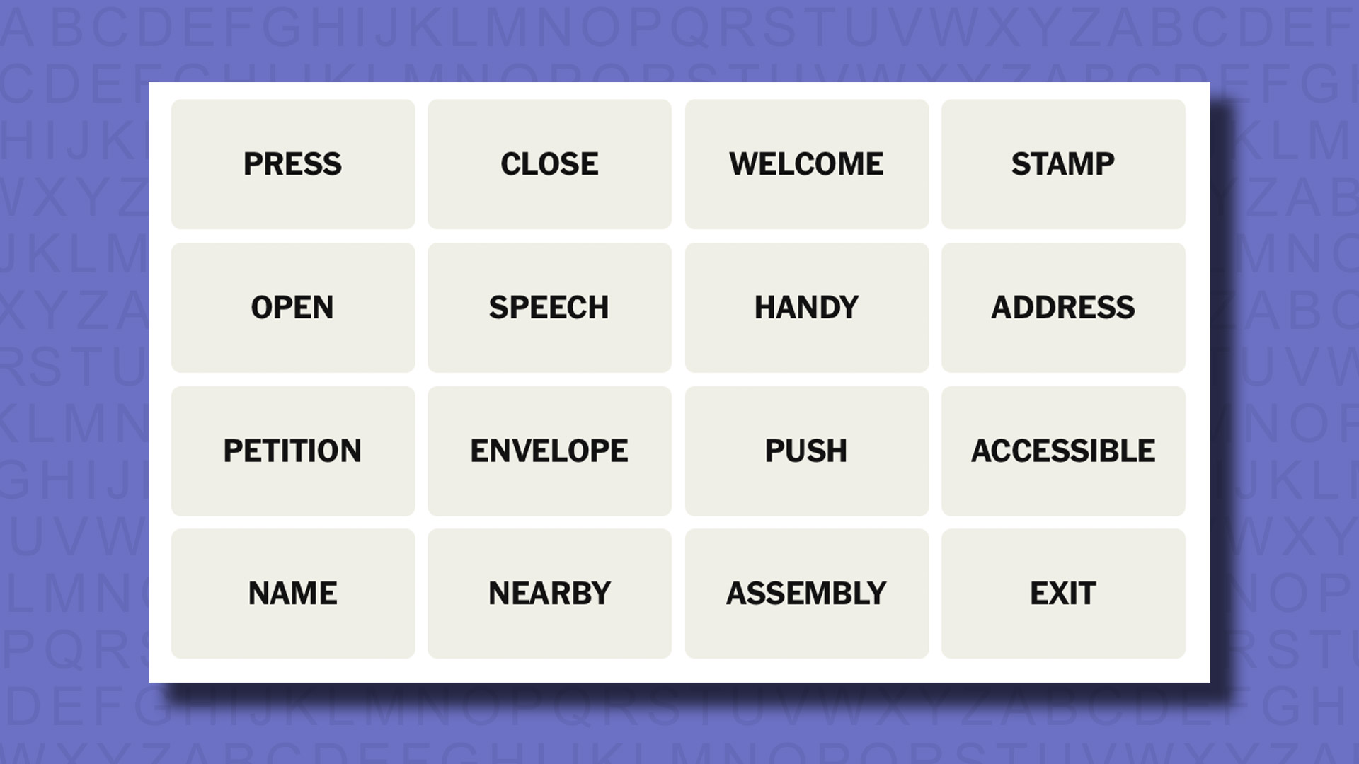 NYT Connections hints for game 798 on a purple background