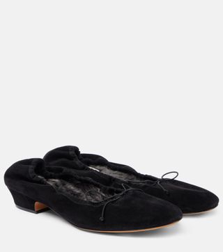 The Row, Awar Suede Ballet Flats