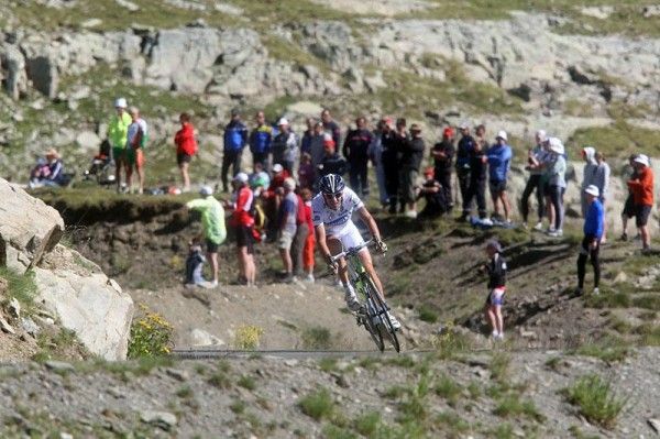 It was a long road for Vincenzo Nibali after losing touch with the lead chase group.