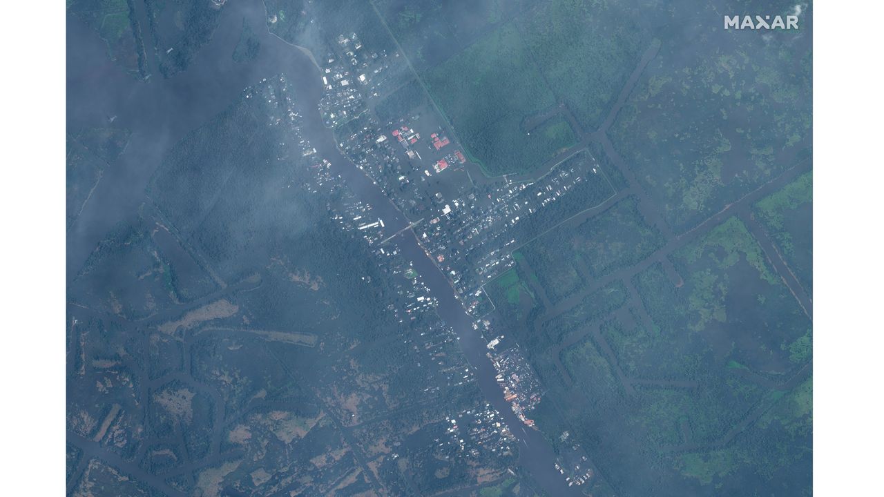 Jean Lafitte, Louisiana, as it looked on Aug. 31, 2021.