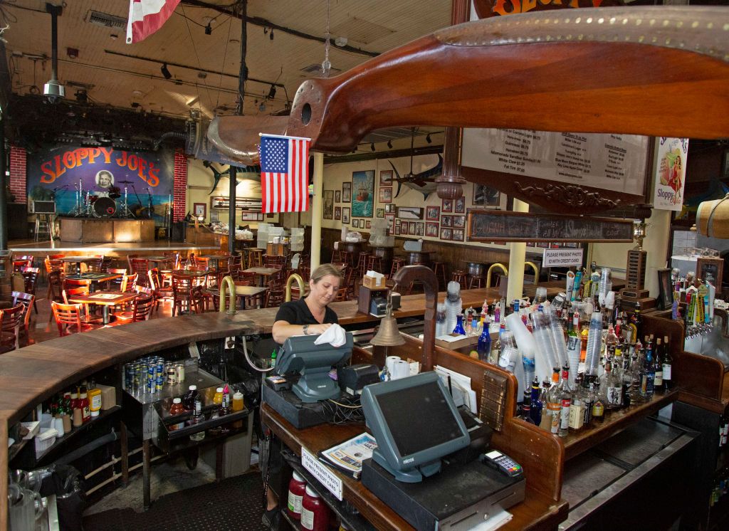 Sloppy Joes Bar on March 17, 2020, in Key West, Florida