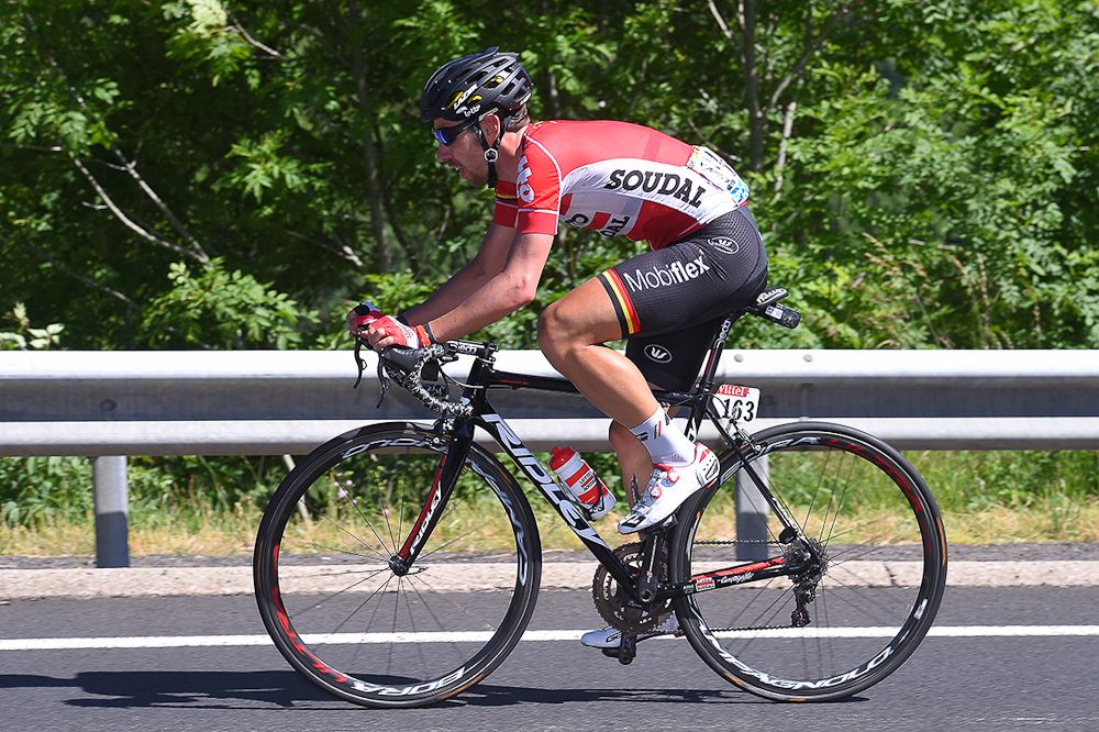 Thomas De gendt survived the breakaway to finish second on stage 5