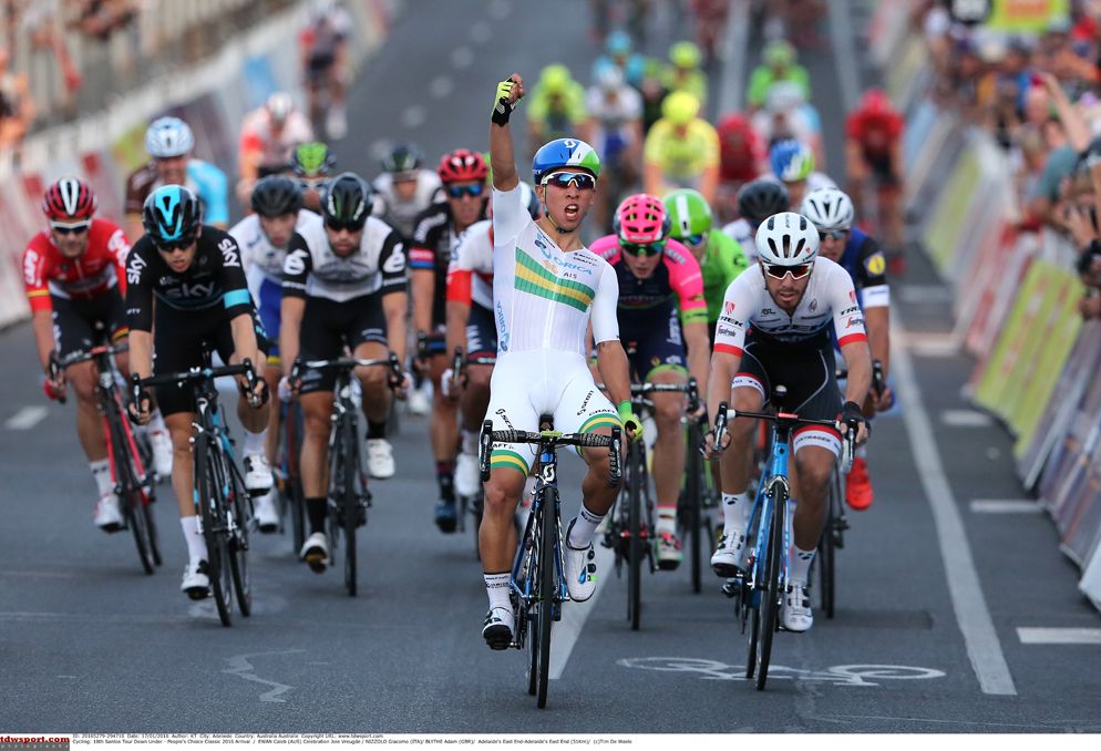 Caleb Ewan (Orica-GreenEdge) wins the 2016 Down Under Classic