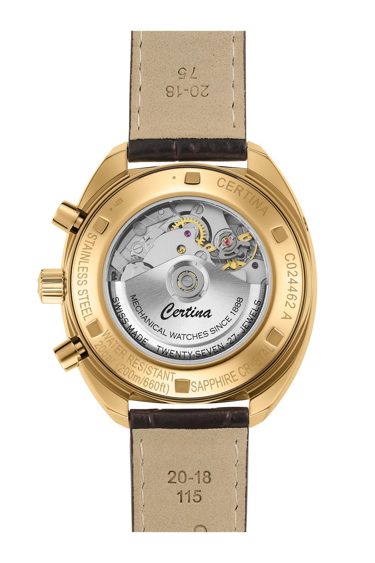 The Certina DS-2 Chronograph on a white background