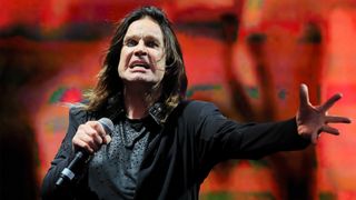 Ozzy Osbourne of Black Sabbath performs on stage at British Summer Time Festival at Hyde Park on July 4, 2014 in London, United Kingdom