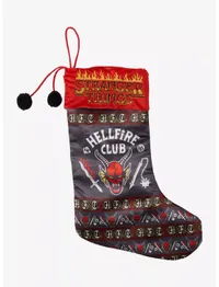 Hot Topic Stranger Things Hellfire Club Stocking Hot Topic Stranger Things Hellfire Club Stocking