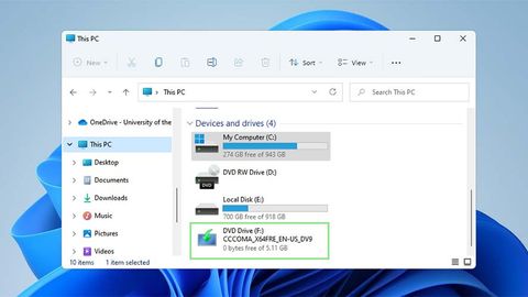 How to mount and run an ISO in Windows 11 | Laptop Mag