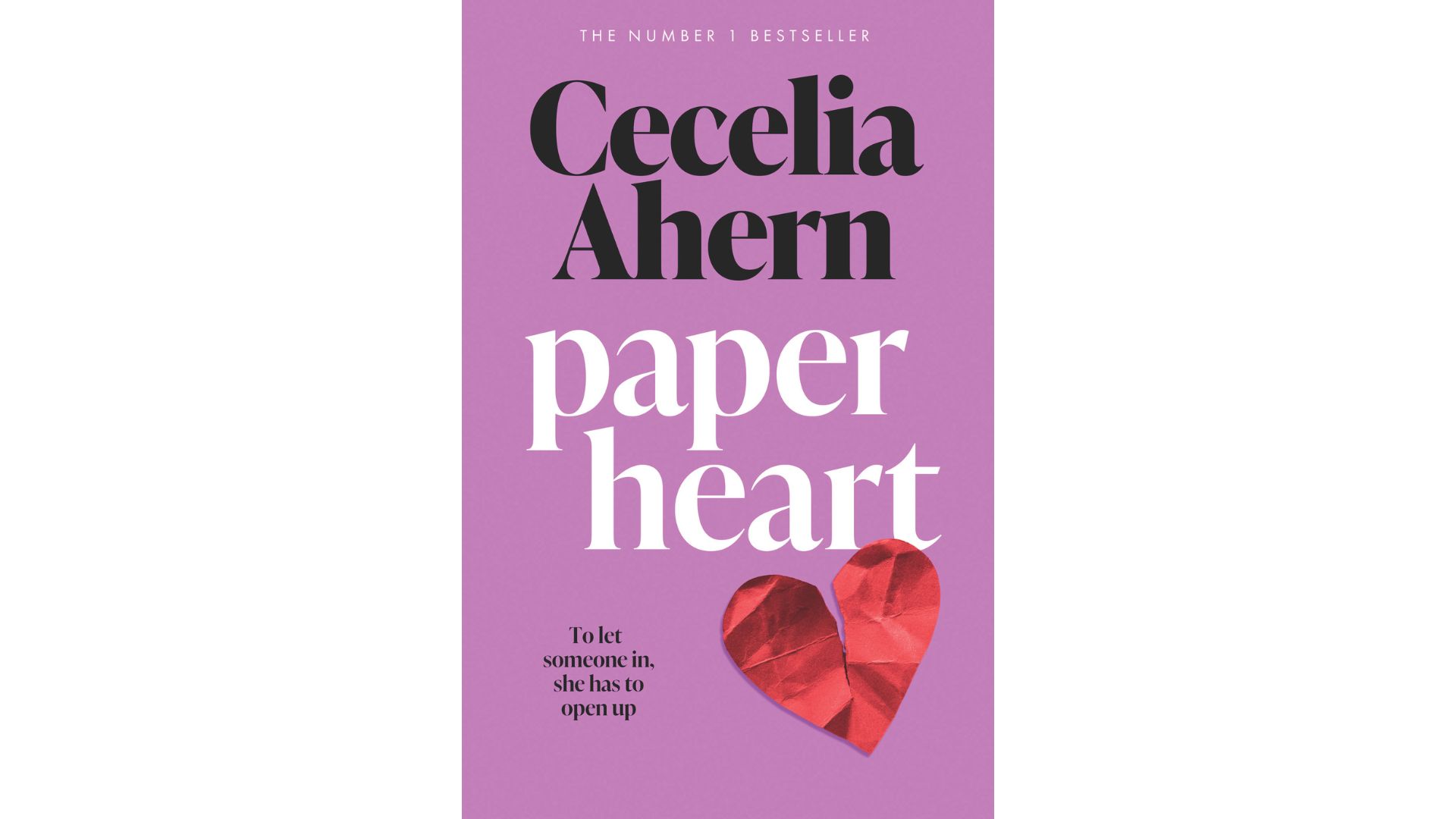 The cover of Cecelia Ahern&#039;s new book, Paper Heart