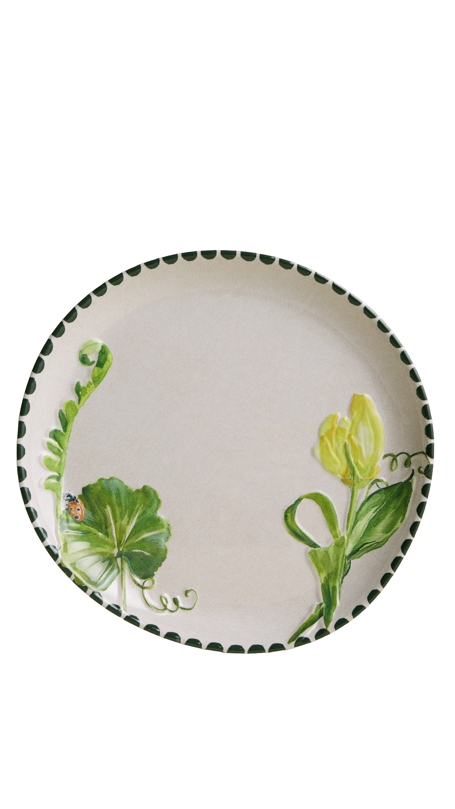 Set of 4 Floral Picnic Dinner Plates
