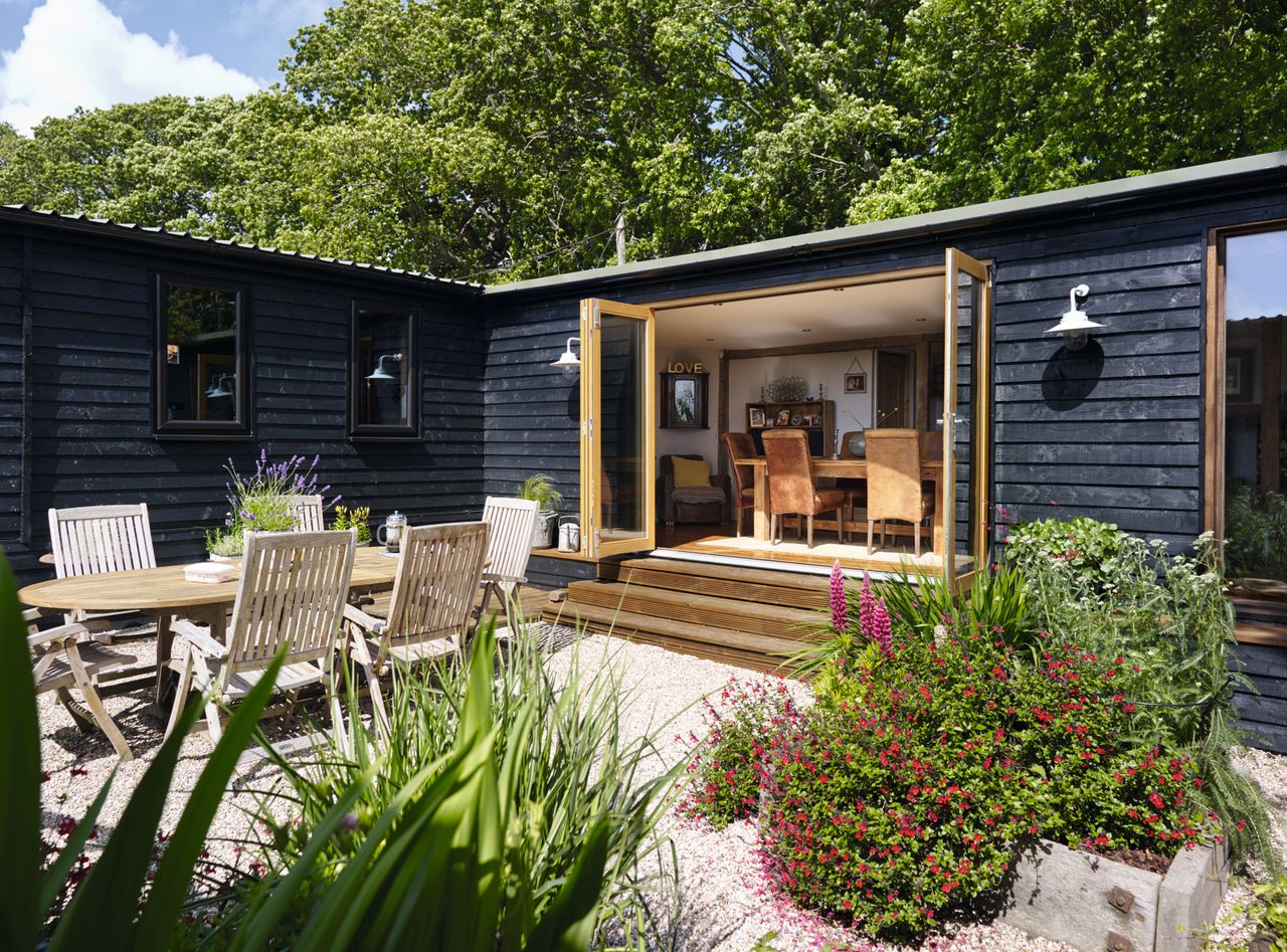 log cabin style self build homes