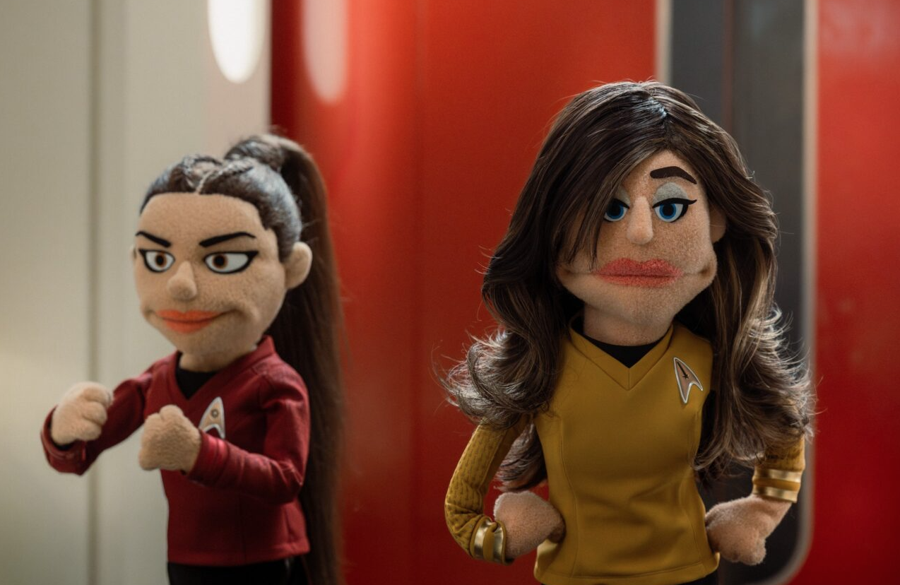 two puppet characters in a sci-fi tv show
