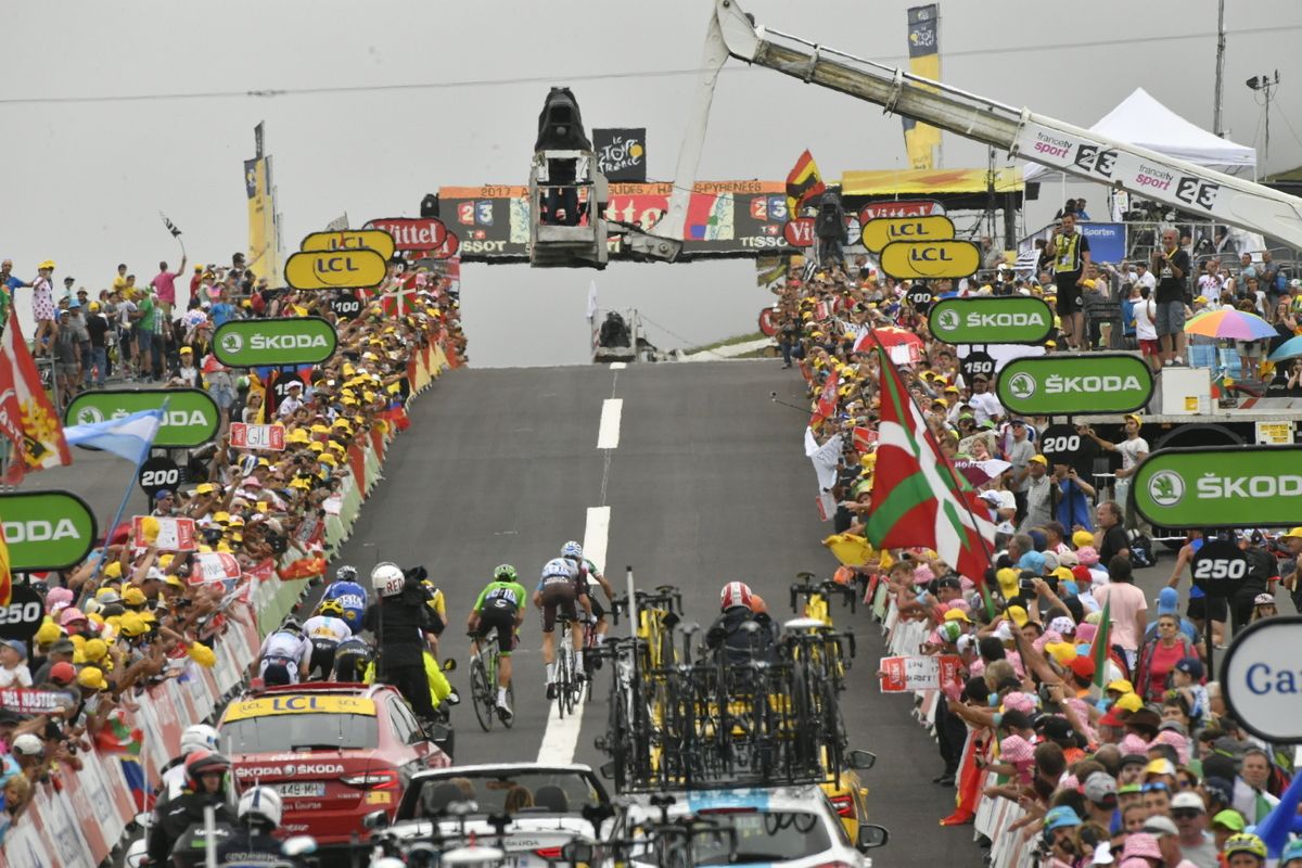The steep finale at Peryagudes saw the GC open up and Chris Froome lose the yellow jersey