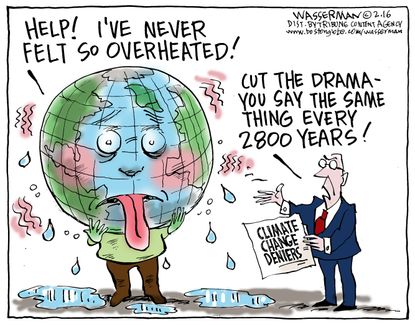 Editorial Cartoon U.S. Climate Change