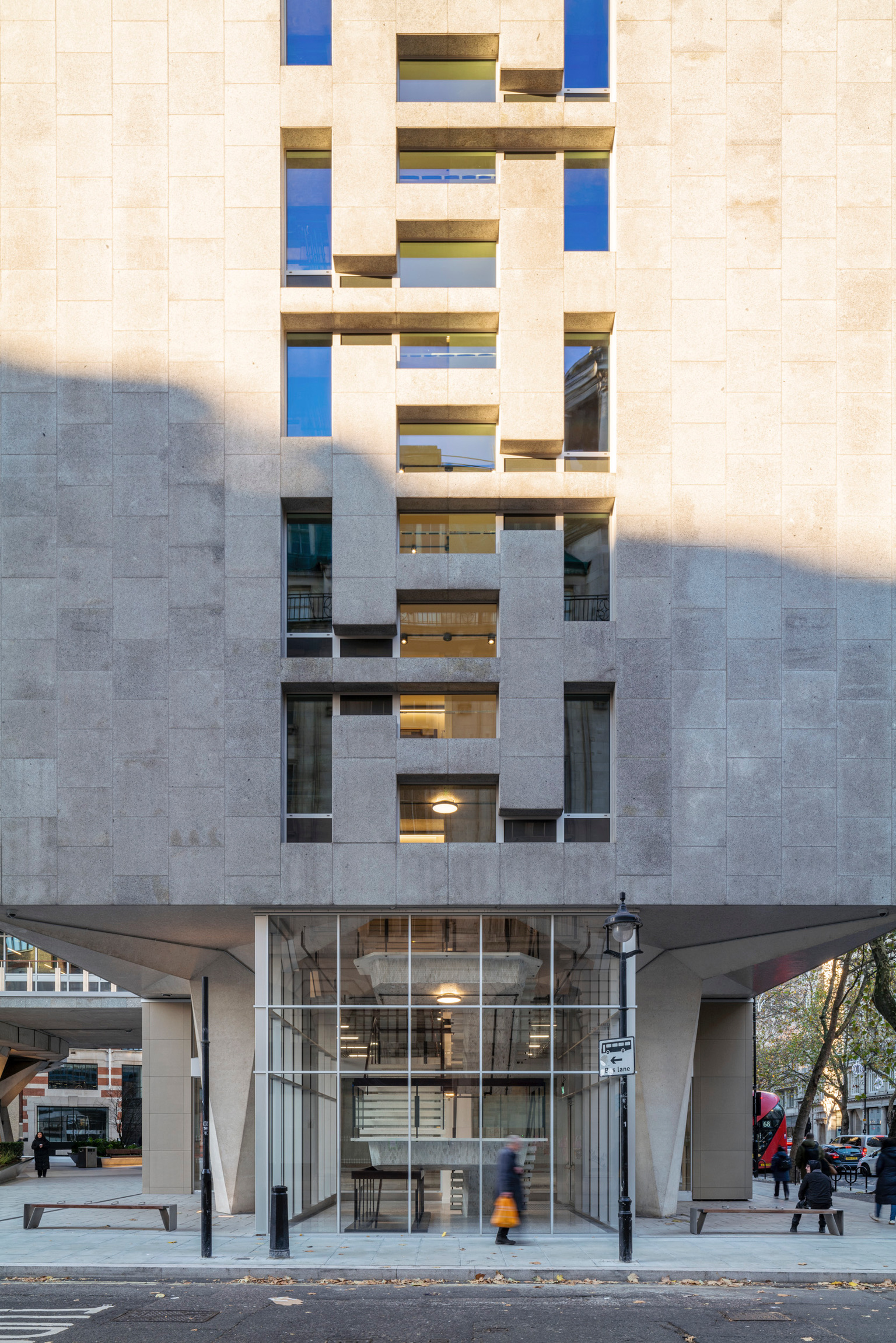 space house brutalist architecture in london exterior of brutalist structure and glazing