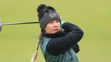 Nelly Korda takes a shot at the AIG Women's Open