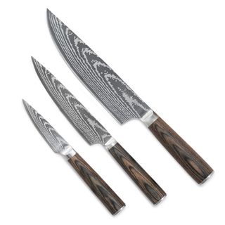 Bobby Flay by Greenpan Stainless Steel 3-Piece Knife Set