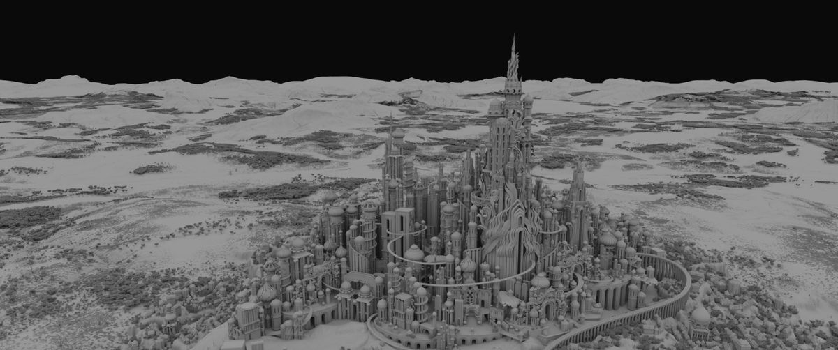 Making the VFX of Wicked; a CG city is then turned into a full VFX city shot
