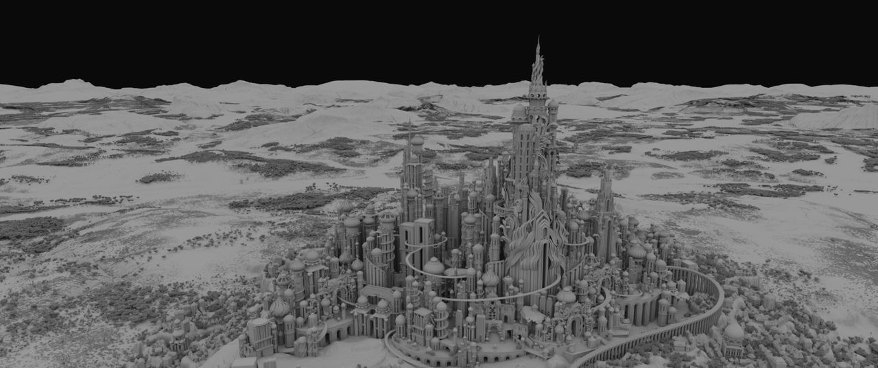 Making the VFX of Wicked; a CG city is then turned into a full VFX city shot