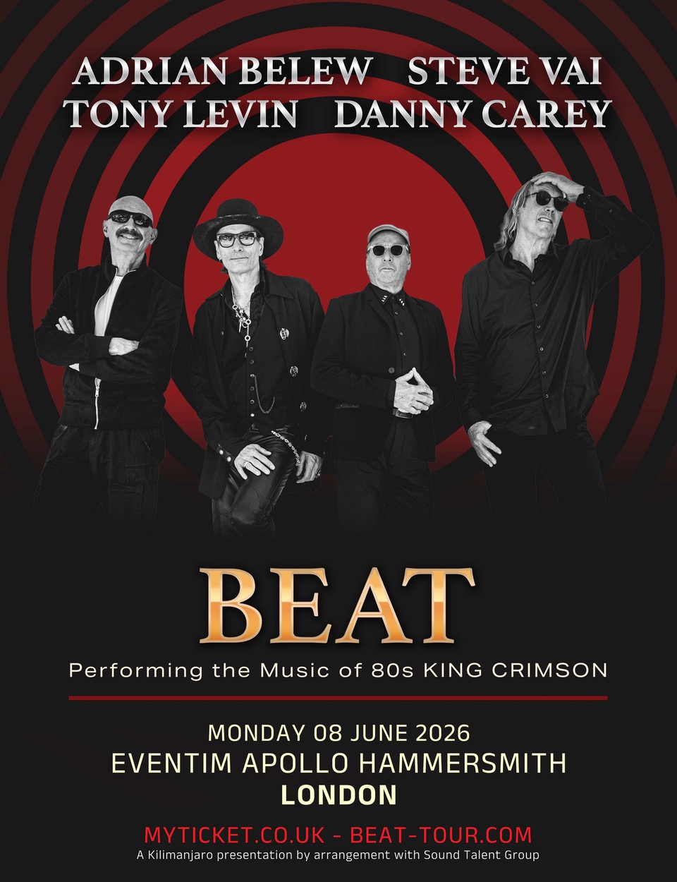 BEAT London show poster