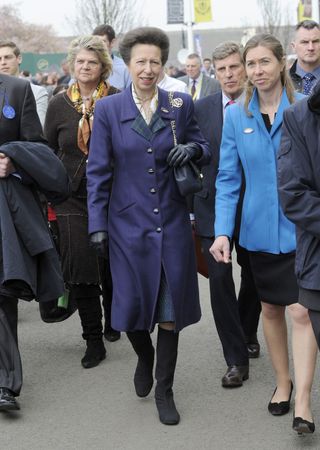 Princess Anne at Aintree Races 2014