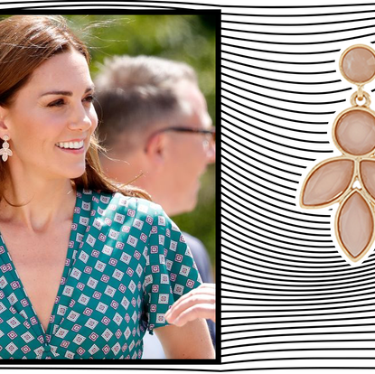 Ear, Earrings, Jewellery, Fashion accessory, Neck,