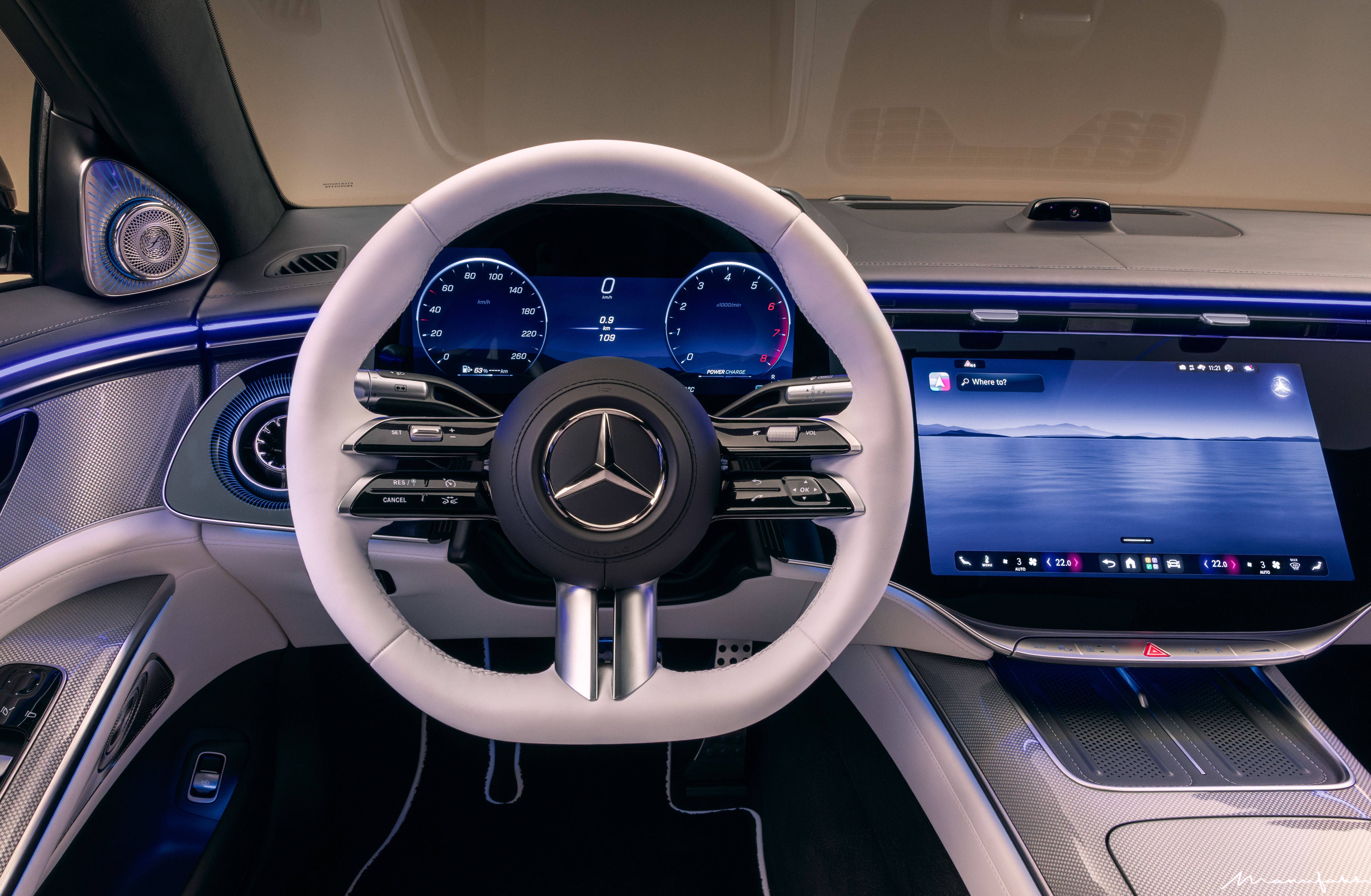Behind the wheel of the new Mercedes-Benz S-Class