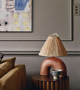 Living room lighting trends including sculptural lamps