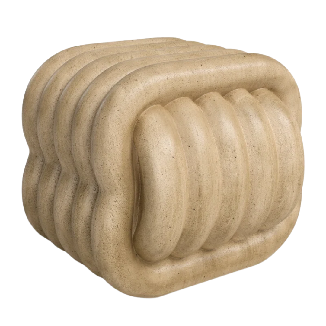 Joss & Main Rolandat Concrete Accent Stool | Wayfair