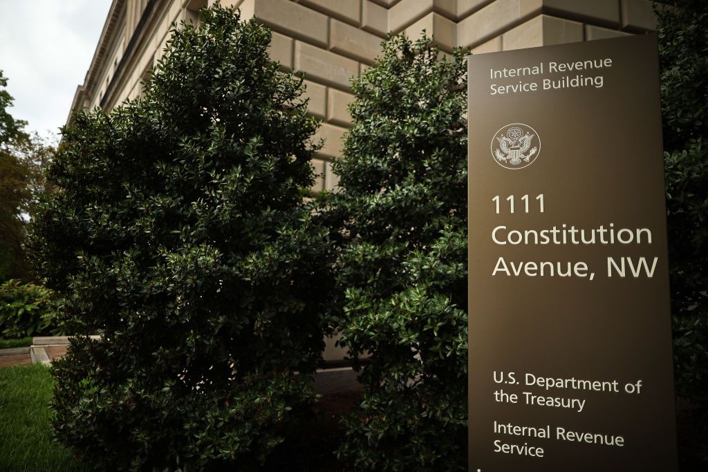 IRS building.