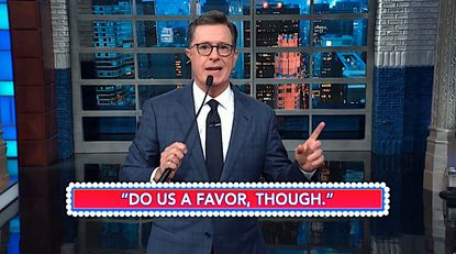 Stephen Colbert on Trump's Ukraine phone call transcript