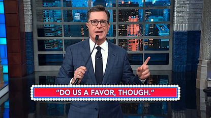 Stephen Colbert on Trump&amp;#039;s Ukraine phone call transcript