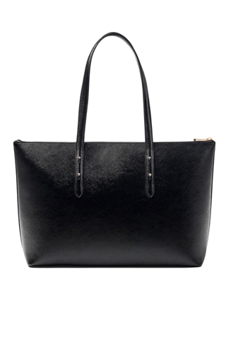 Regent Zipped Leather Tote Bag