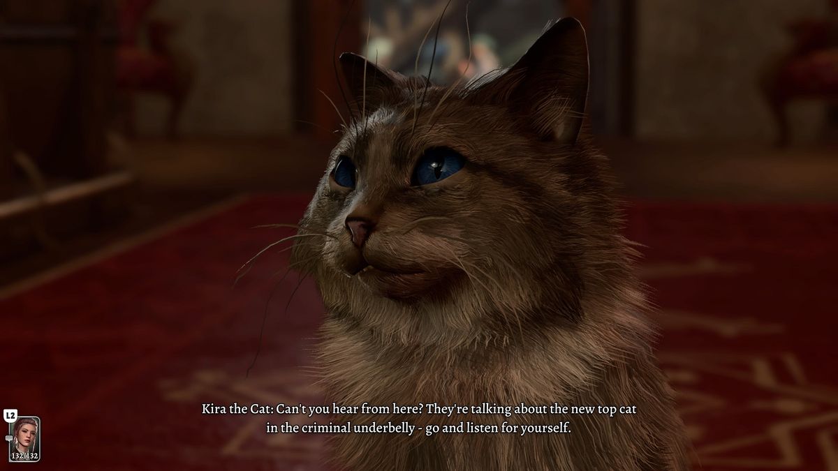 Interviewing animals in Baldur's Gate 3 is my new favorite RPG pastime ...