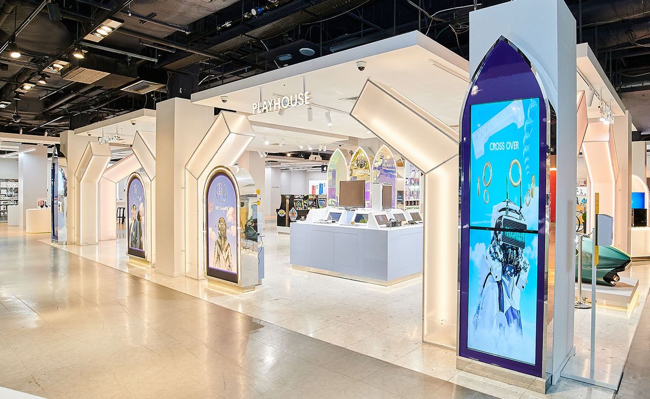 Interior image of the Playhouse by Smartech gaming store at Selfridges