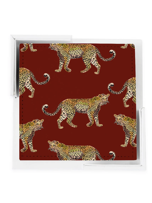 Cheetahs Coaster Set