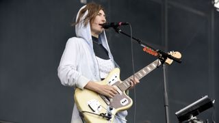 Emily Kokal performs with Warpaint in San Francisco, 2017