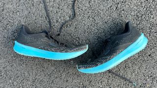 Brooks Hyperion Tempo running shoes on Tarmac
