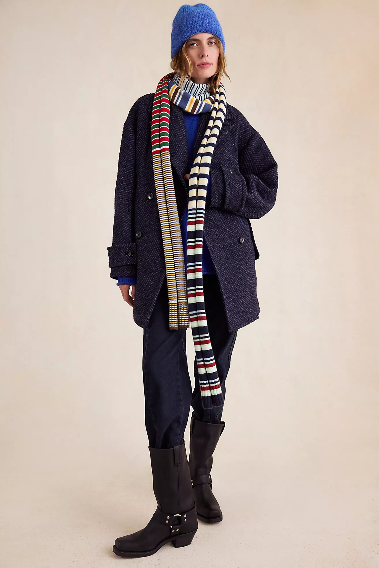 Stars Hollow Stripe Skinny Scarf