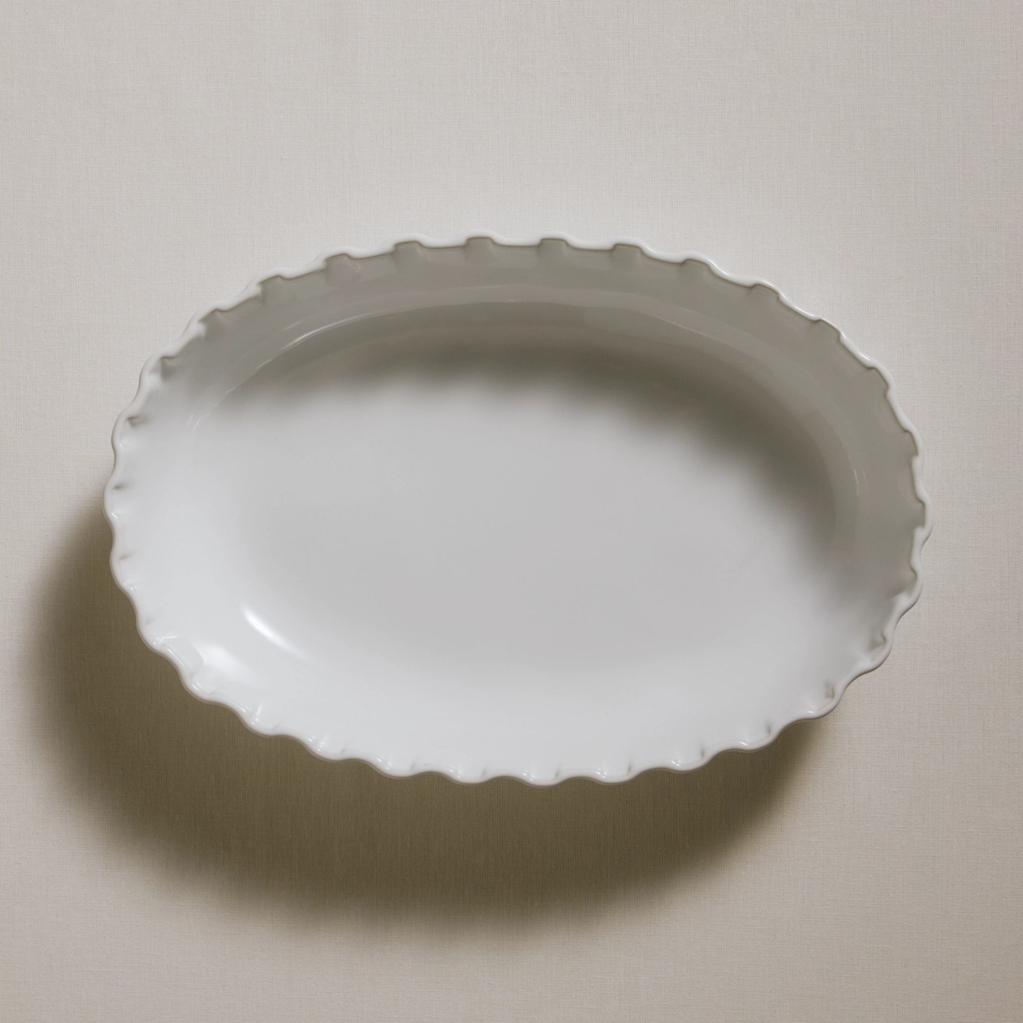Ruffle oven dish