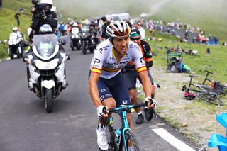 LUZ ARDIDEN FRANCE JULY 15 Omar Fraile of Spain and Team Astana Premier Tech at Col du Tourmalet 2115m during the 108th Tour de France 2021 Stage 18 a 1297km stage from Pau to Luz Ardiden 1715m LeTour TDF2021 on July 15 2021 in Luz Ardiden France Photo by Tim de WaeleGetty Images