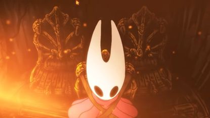 Hollow Knight: Silksong screenshot of Hornet in diving bell