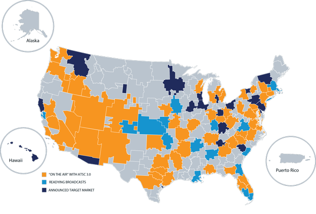 ATSC 3.0 Deployments: Where and When Will NextGen TV be Available? | TV ...