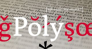 Best free fonts: Sample of Poly