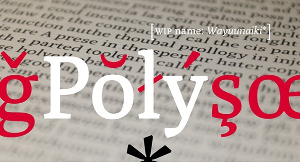 Best free fonts: Sample of Poly