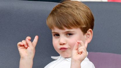 Prince Louis' Christmas milestone could be reached this seen, seen here as he attends the Platinum Pageant 