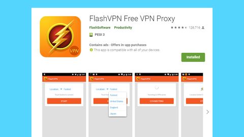 FlashVPN Free VPN Proxy review