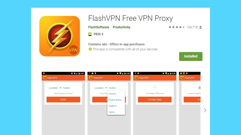 cover art flashvpn free vpn proxy for pc