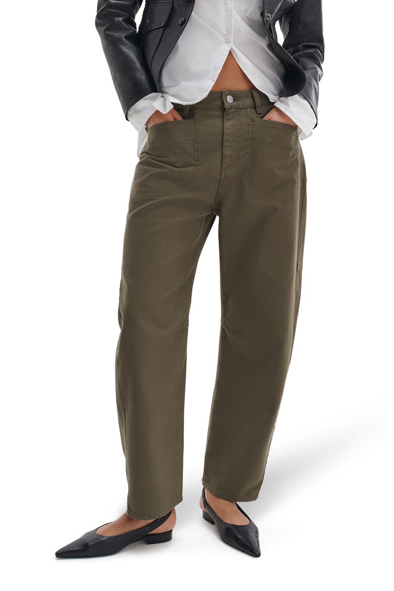 Stevie Tapered Stretch Cotton Utility Pants